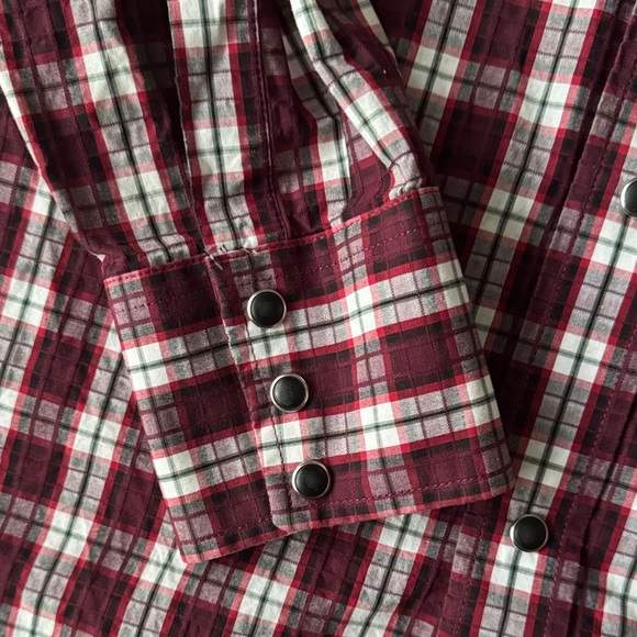 George Strait XXL black pearl snap western long sleeve - Picture 4 of 6